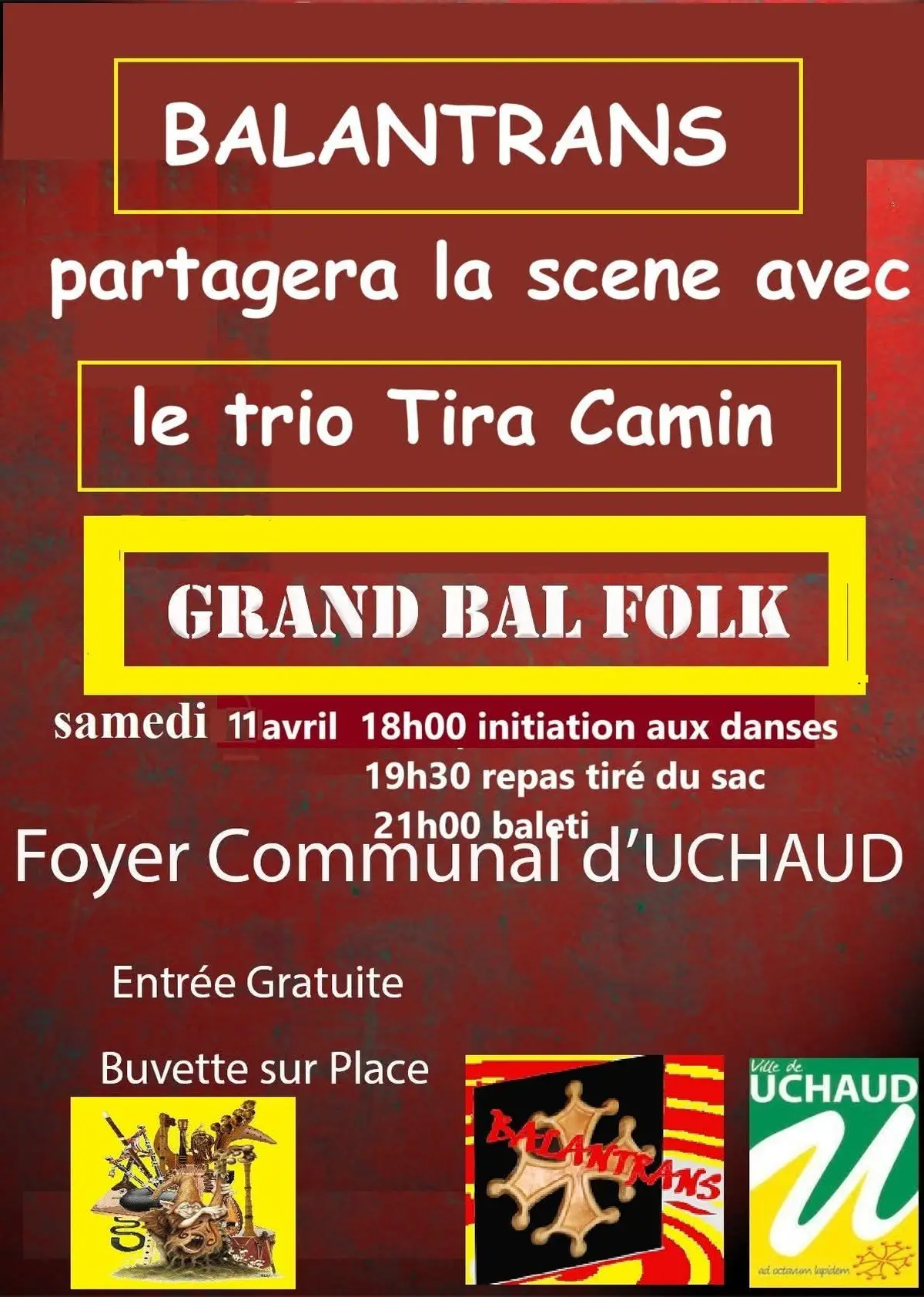Grand bal Bal folk à Uchaud (Gard)