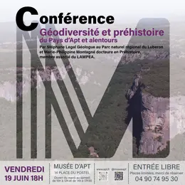 Géodiversité et préhistoire du Pays d’Apt et alentours 
