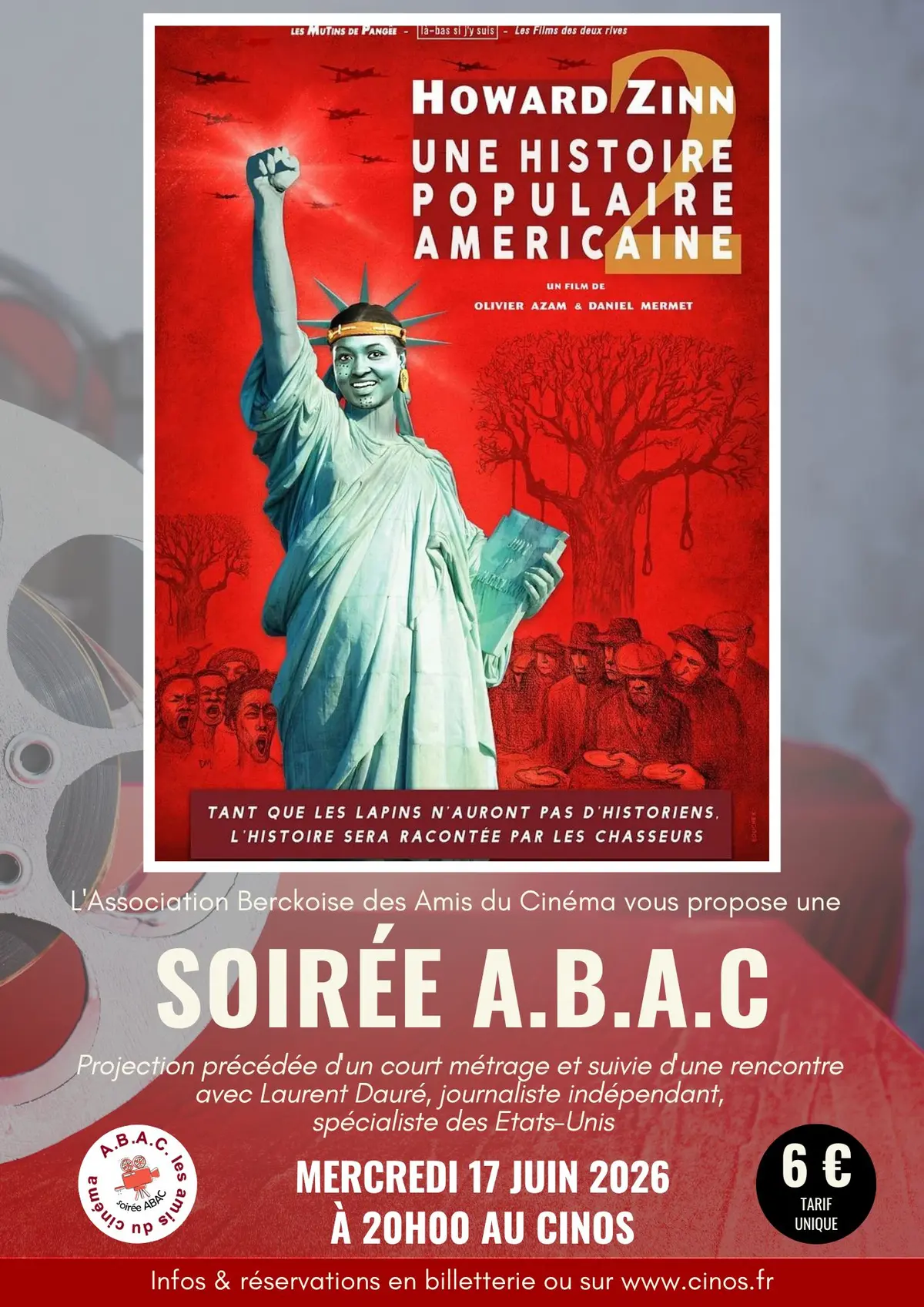 Nouvelle soirée Cinéma-rencontre ABAC Spécial USA