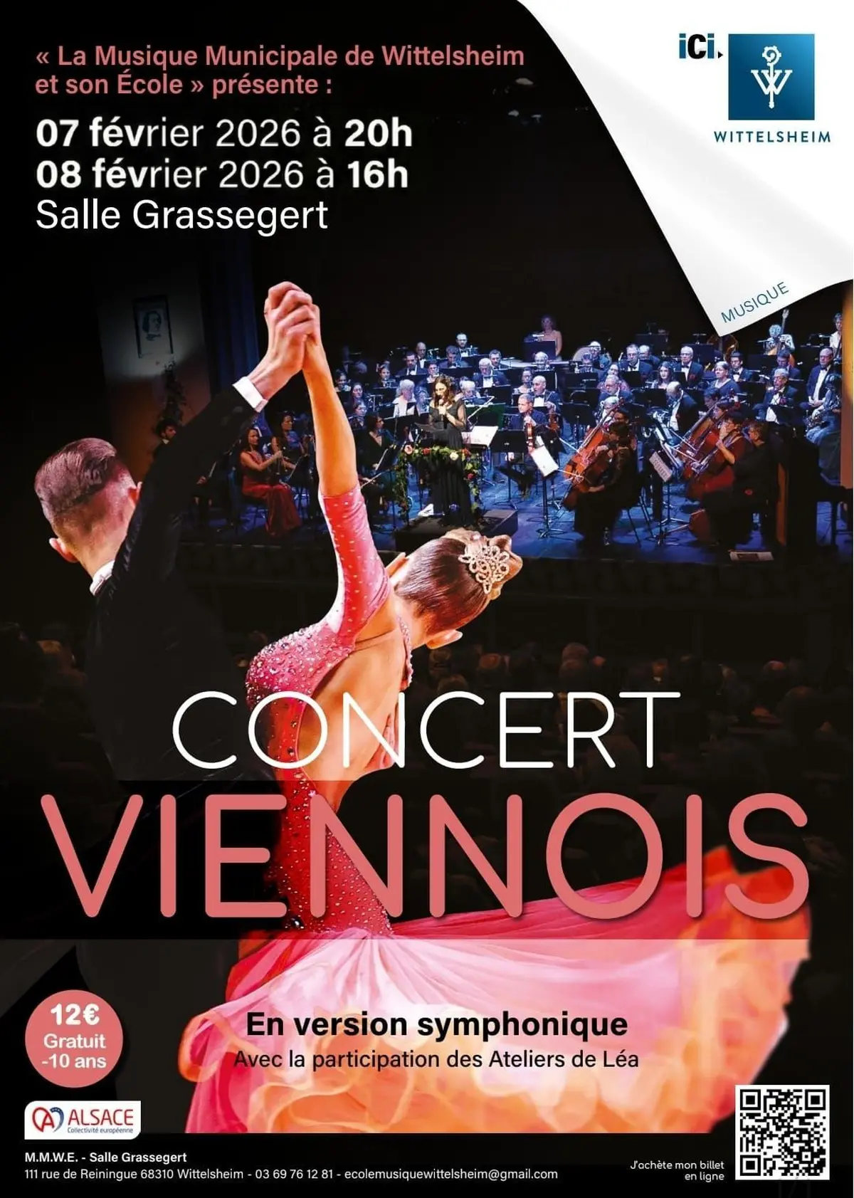 CONCERT VIENNOIS en version symphonique WITTELSHEIM 2026