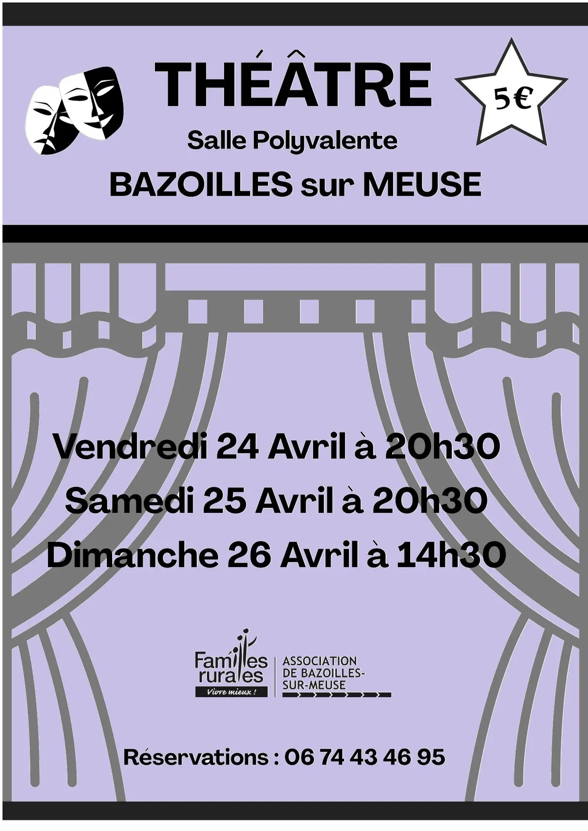 Théâtre à Bazoilles sur Meuse
