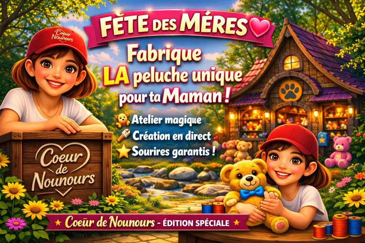 Coeurs de Nounours - Dessenheim - L'Atelier à Peluches