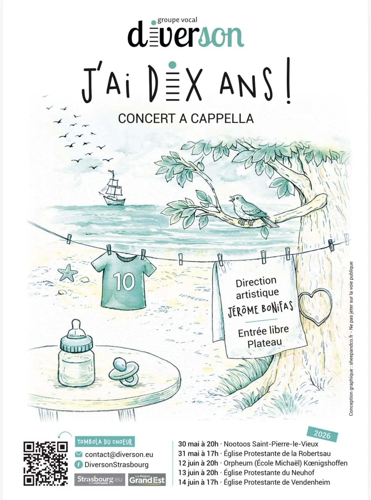 Concert a cappella « J’ai 10 ans »