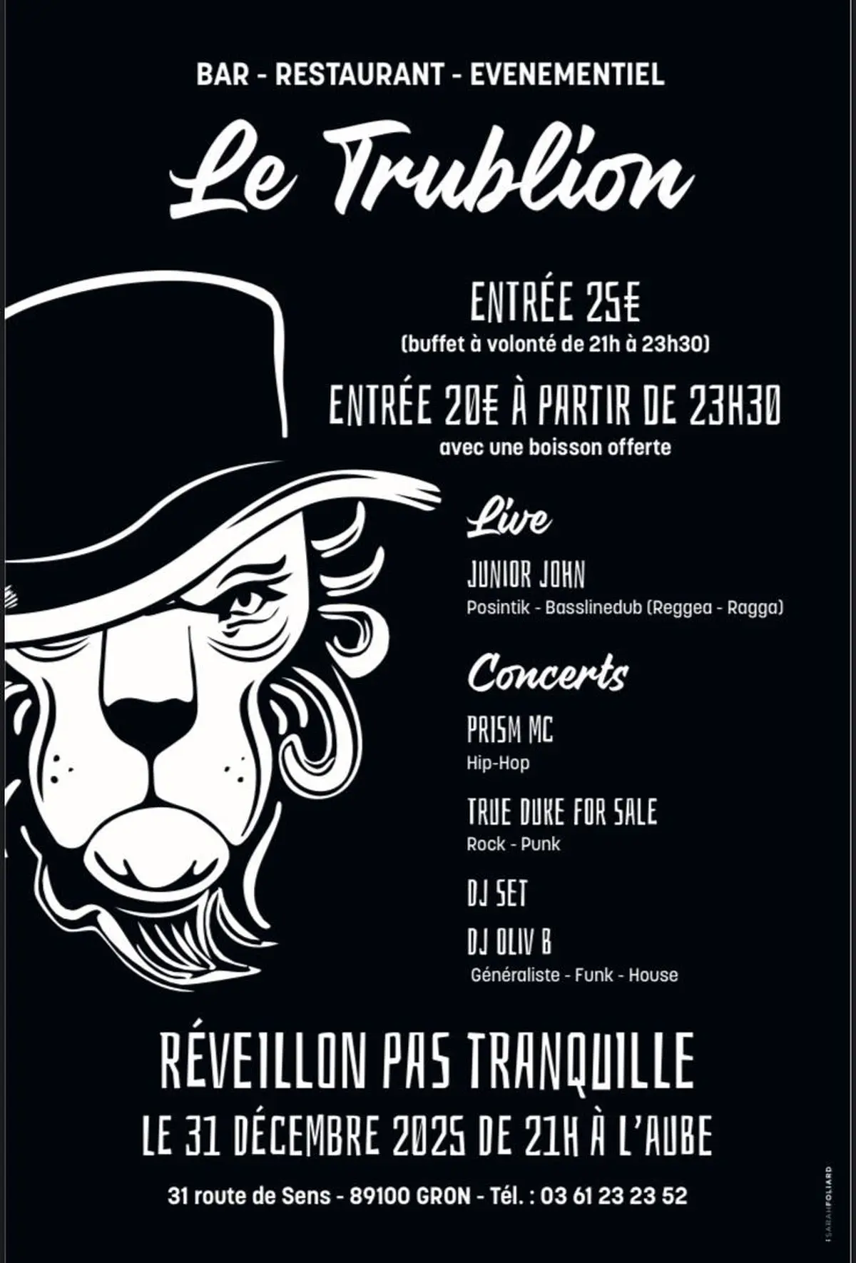 Réveillon pas tranquille!