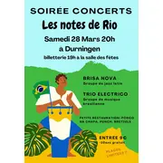 Soirée-concerts Les notes de Rio