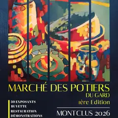 1er marché des potiers de Montclus