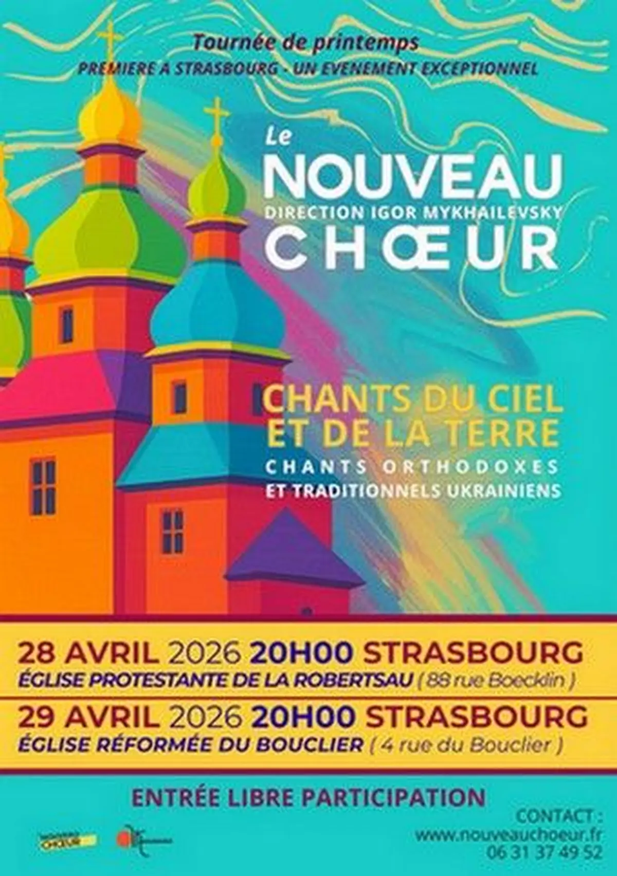 Concert Le Nouveau Choeur Chants ukrainiens
