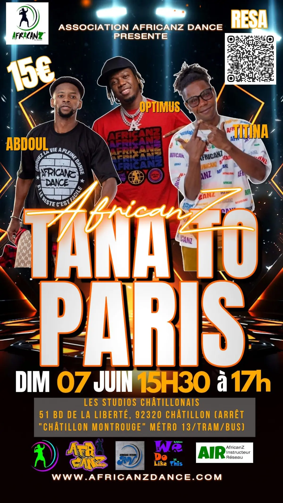 AFRICANZ - Tana to Paris