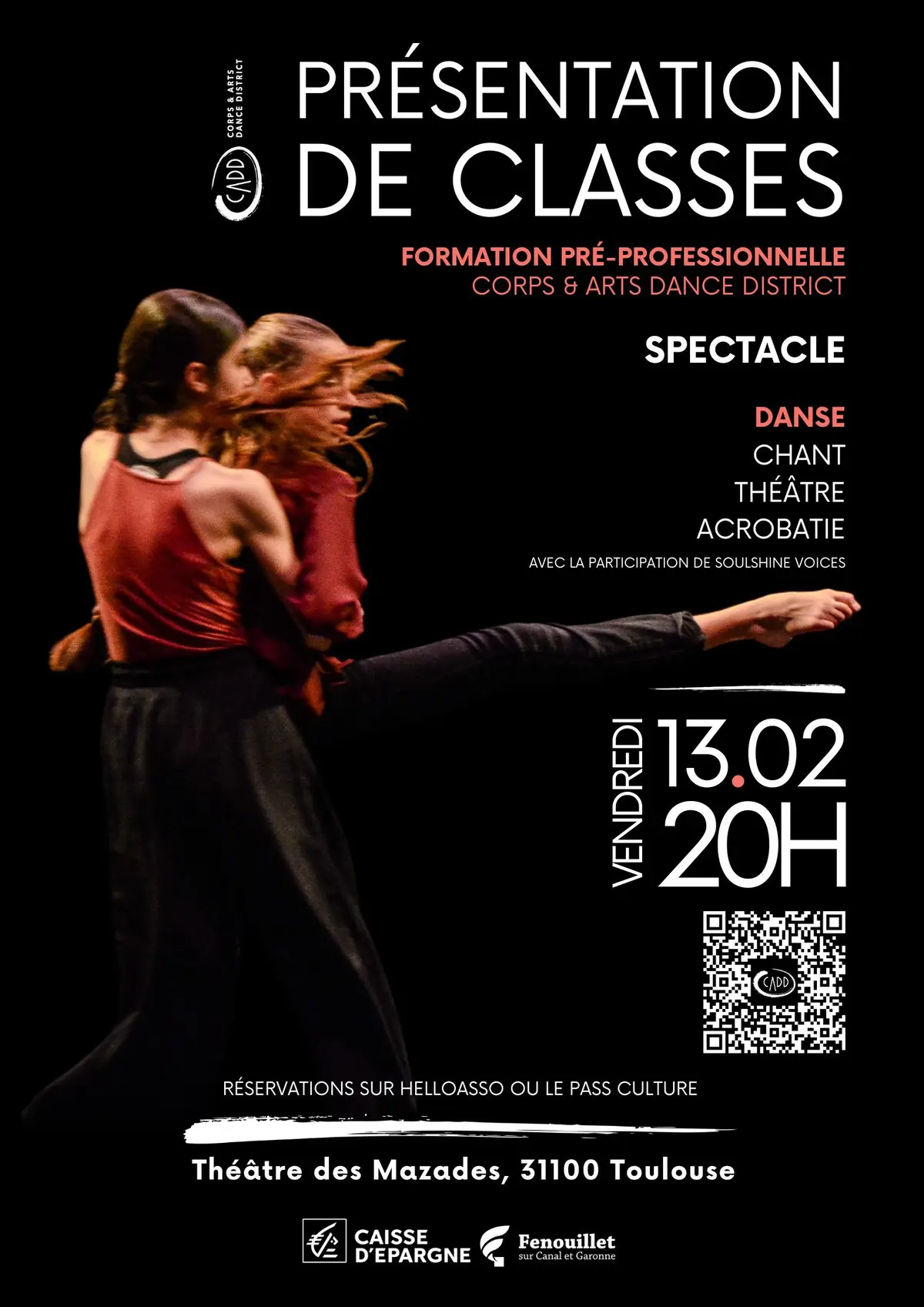 Spectacle pluridisciplinaire | Danse, théâtre chant... à Toulouse