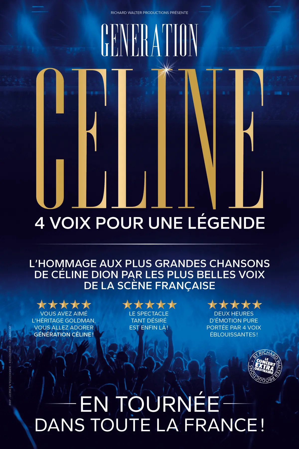 Génération Céline 4 Voix pour une Légende
