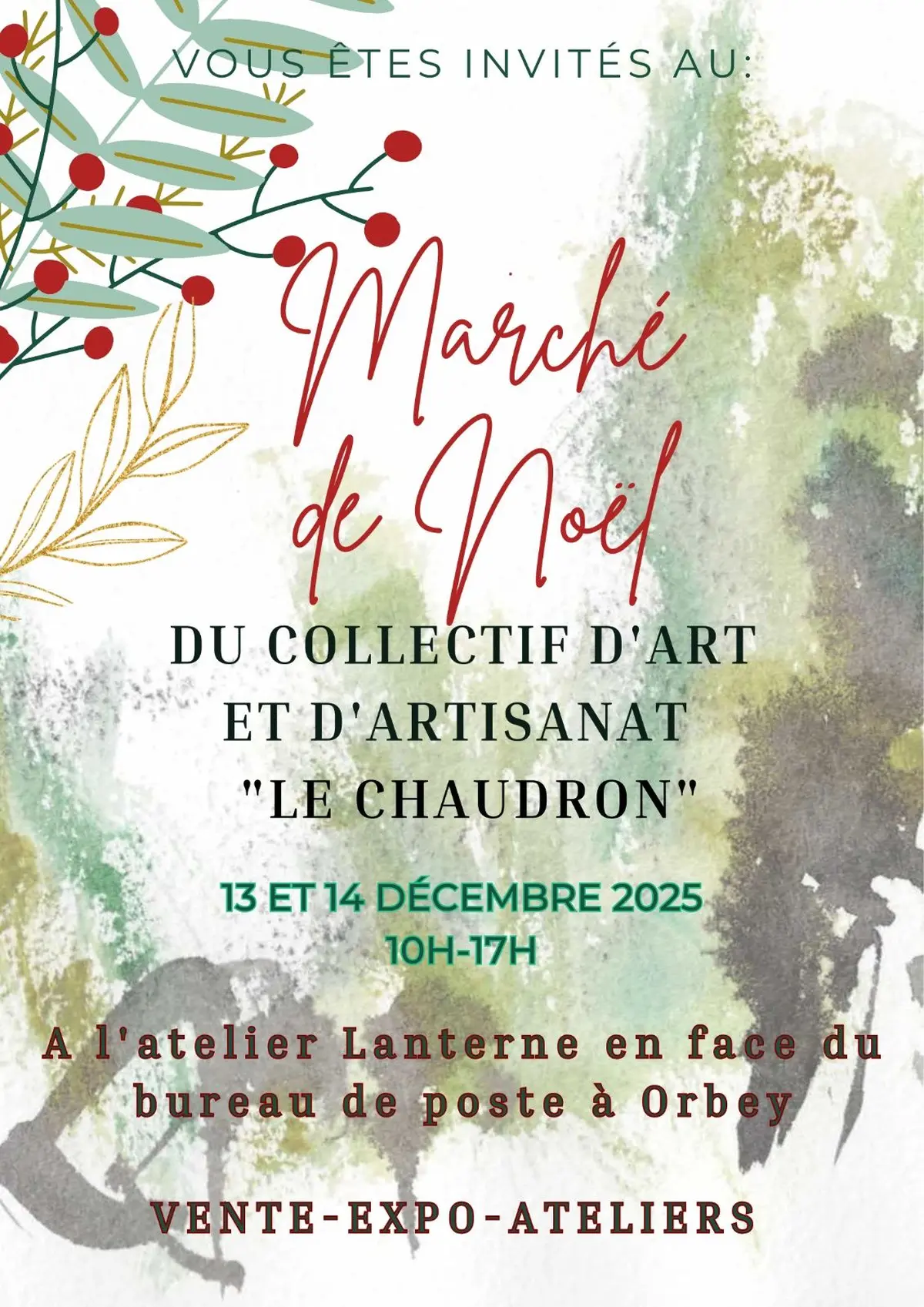 Marché de Noël du collectif Le Chaudron