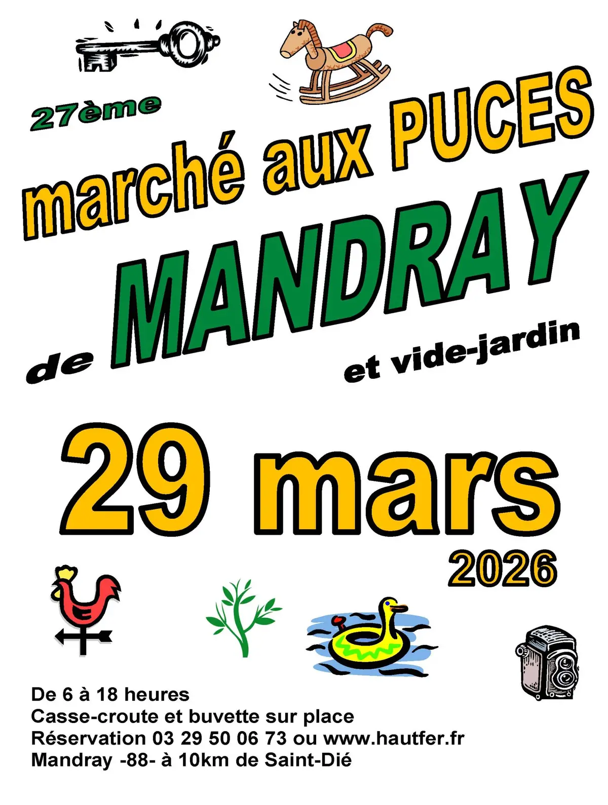 27e Marché aux puces de Mandray