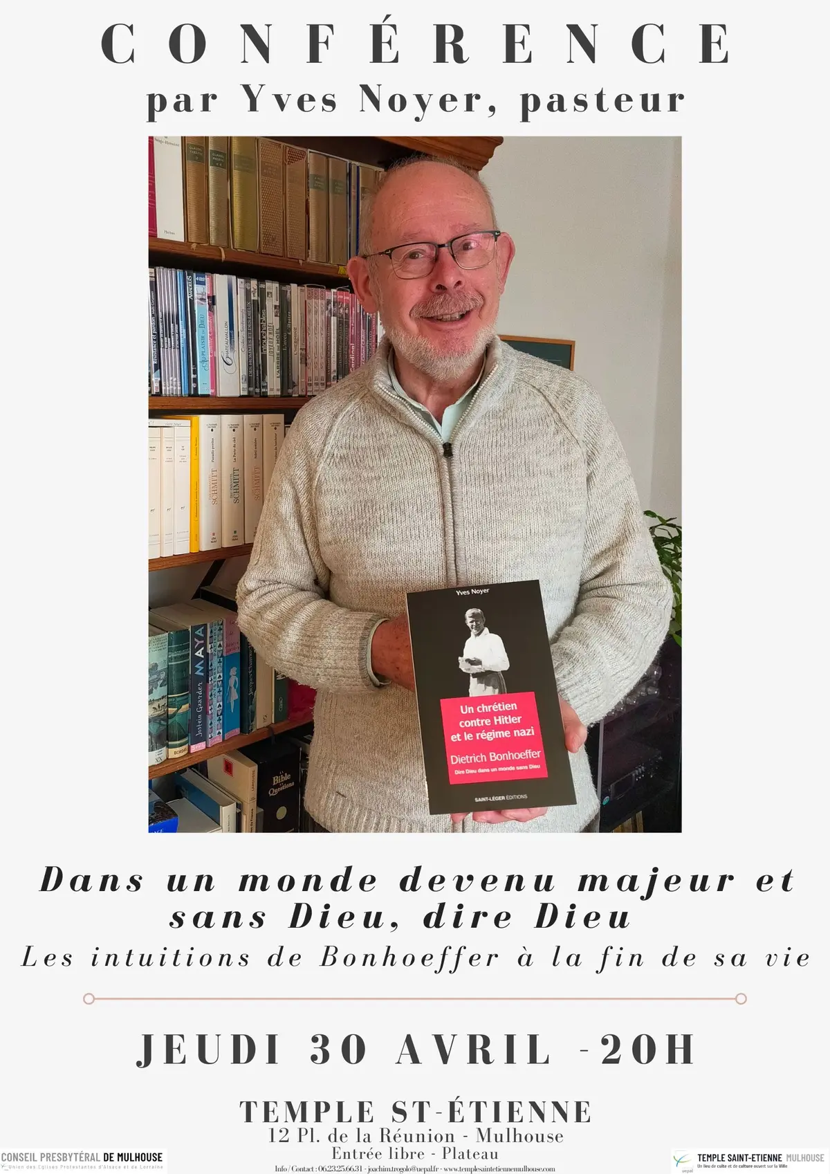 Dans un monde devenu majeur et sans Dieu, dire Dieu (Bonhoeffer) - Par Y. Noyer
