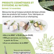 Produits cosmétiques et d'hygiène au naturel