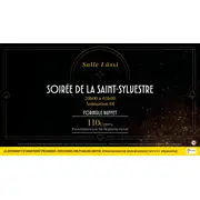 Réveillon du Nouvel An - Casino Niederbronn - Salle Lussi