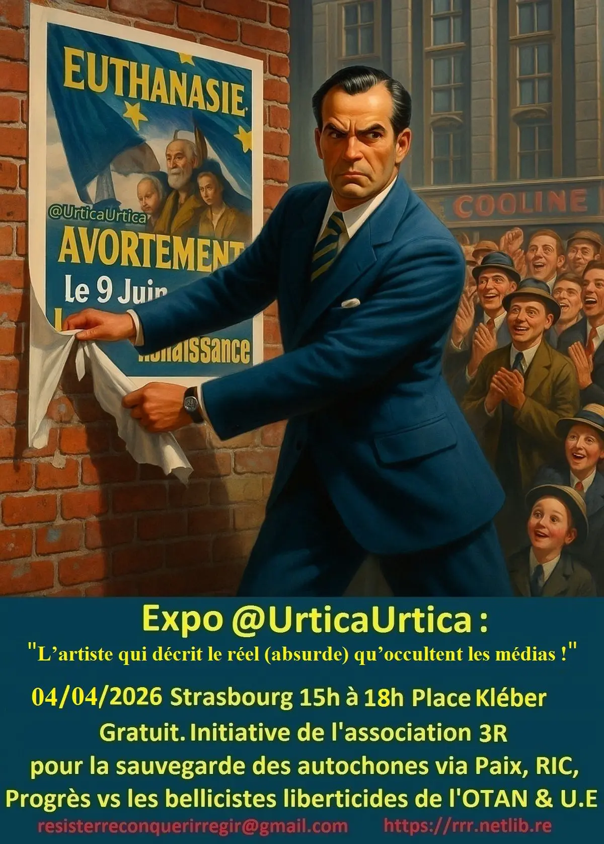 Urtica, l'artiste qui décrit le réel (absurde) qu’occultent les médias 