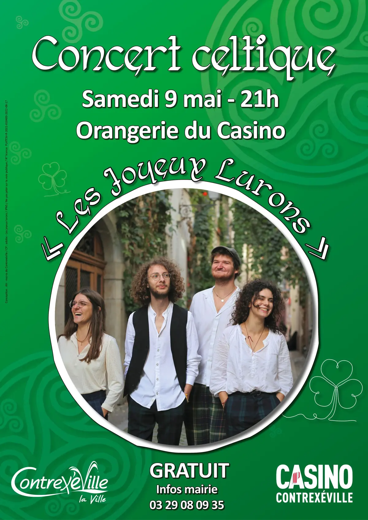 Concert celtique les Joyeux Lurons
