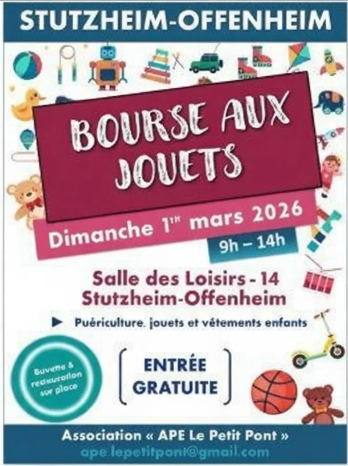 Bourse aux jouets et aux vêtements 