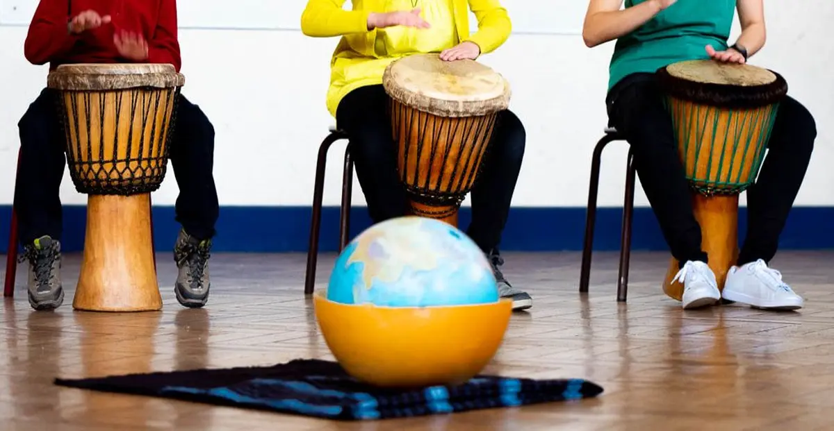 Atelier de percussions : Djembés /Dununs Enfants