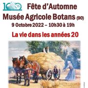 Fête d\'Automne au Musée Agricole de Botans/90 - La vie dans les années 20