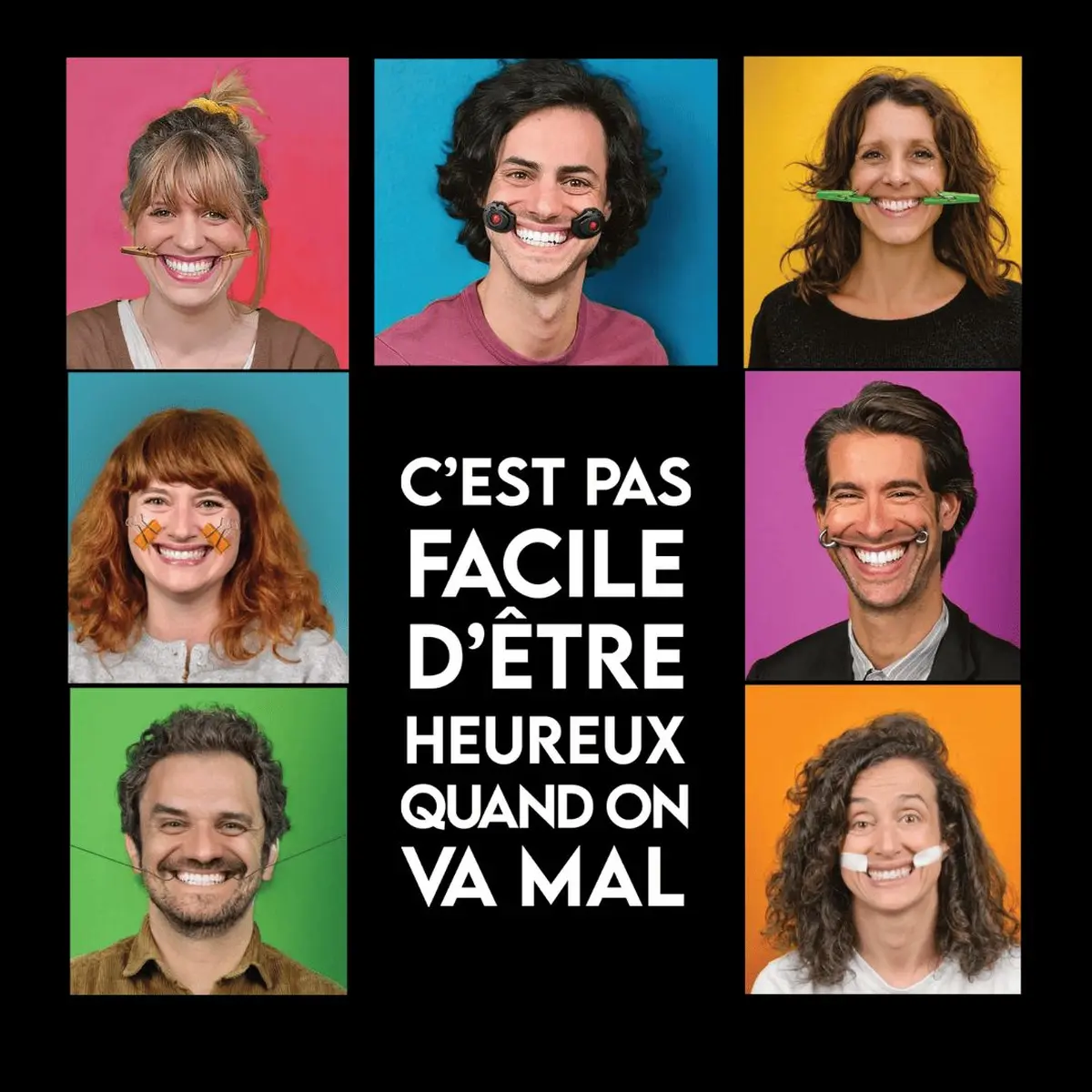 C'est pas facile d'être heureux quand on va mal 