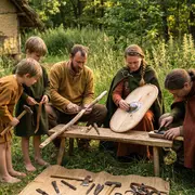 Atelier enfants : Lances et boucliers Gaulois