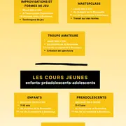 Rentrées des cours  d'Enchântier Théâtre