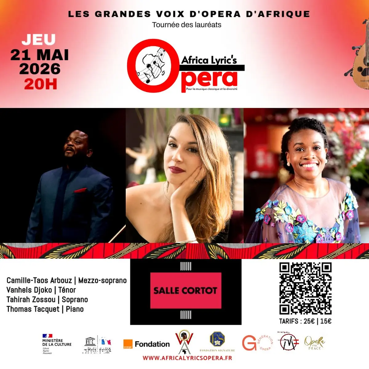 Concert des Grandes Voix d'Opéra d'Afrique