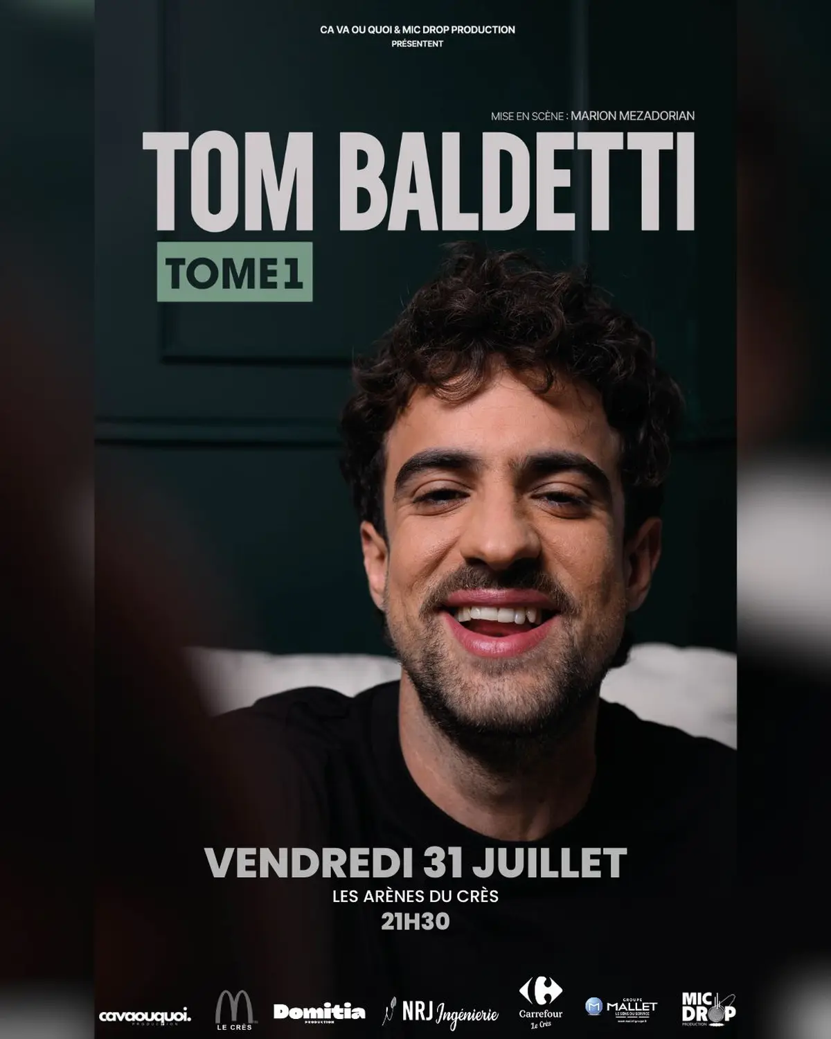 Spectacle Humoristique TOM BALDETTI 