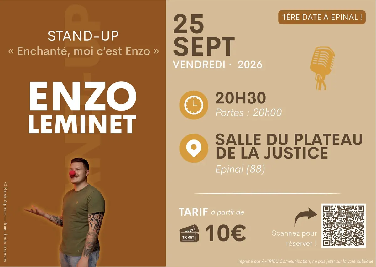 Stand-Up - 'Enchanté, moi c'est Enzo' - Enzo Leminet