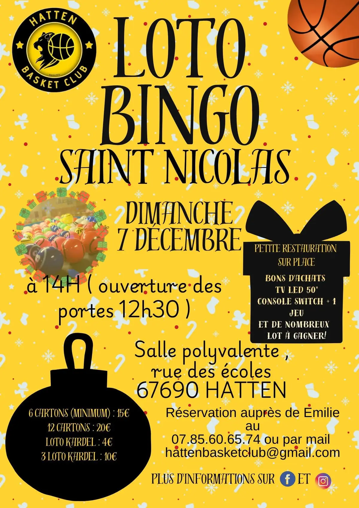 Loto Bingo de la Saint Nicolas