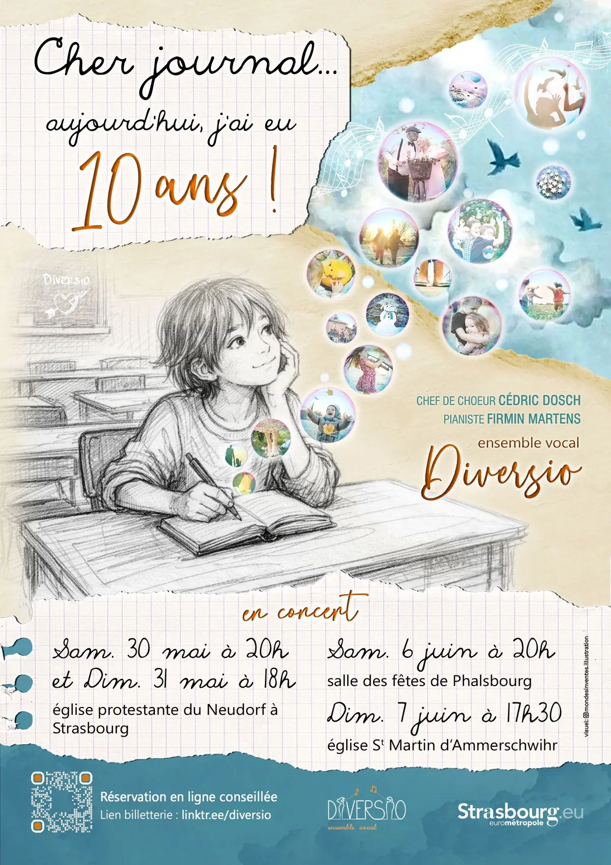 Cher journal... Aujourd'hui, j'ai eu 10 ans ! | Concert Diversio - Ammerschwihr