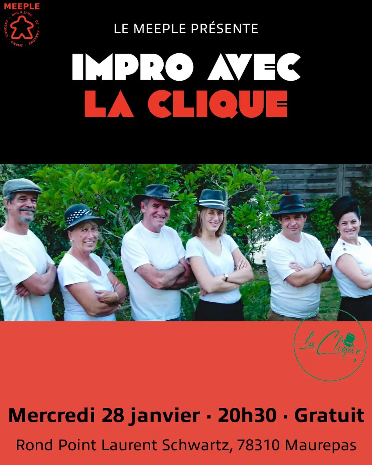 Impro avec La Clique au Meeple