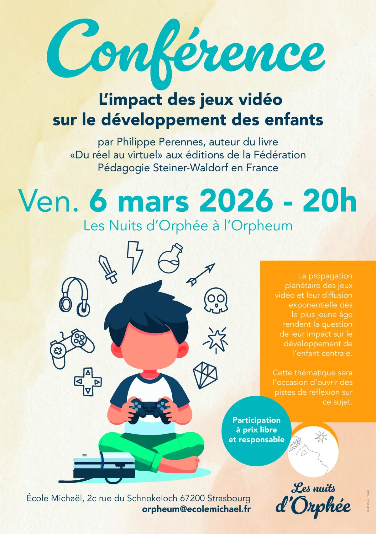 Conférence : L'impact des jeux vidéo sur le développemrent des enfants