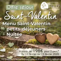 Votre Saint Valentin au coeur de la nature &copy; Domaine du HIRTZ