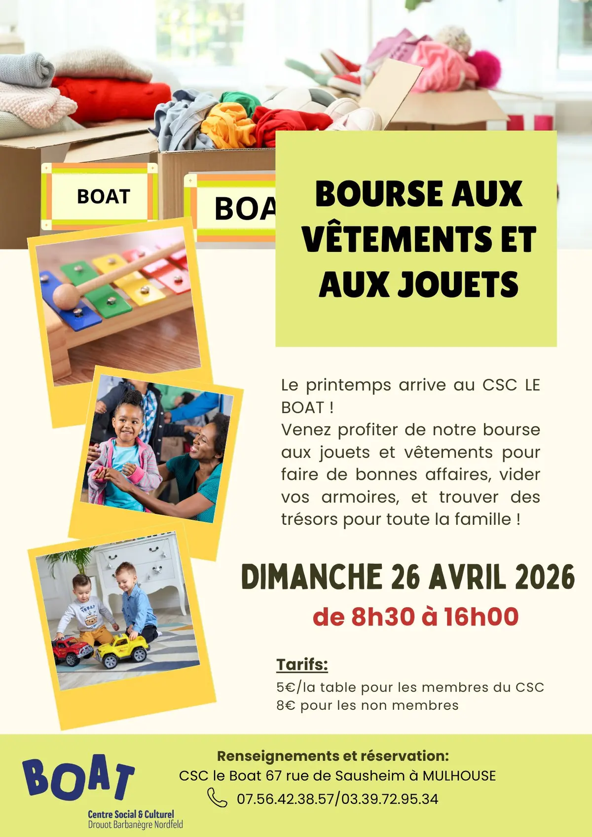 Bourse aux vetements et aux jouets