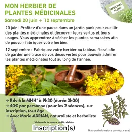Mon herbier de plantes médicinales 