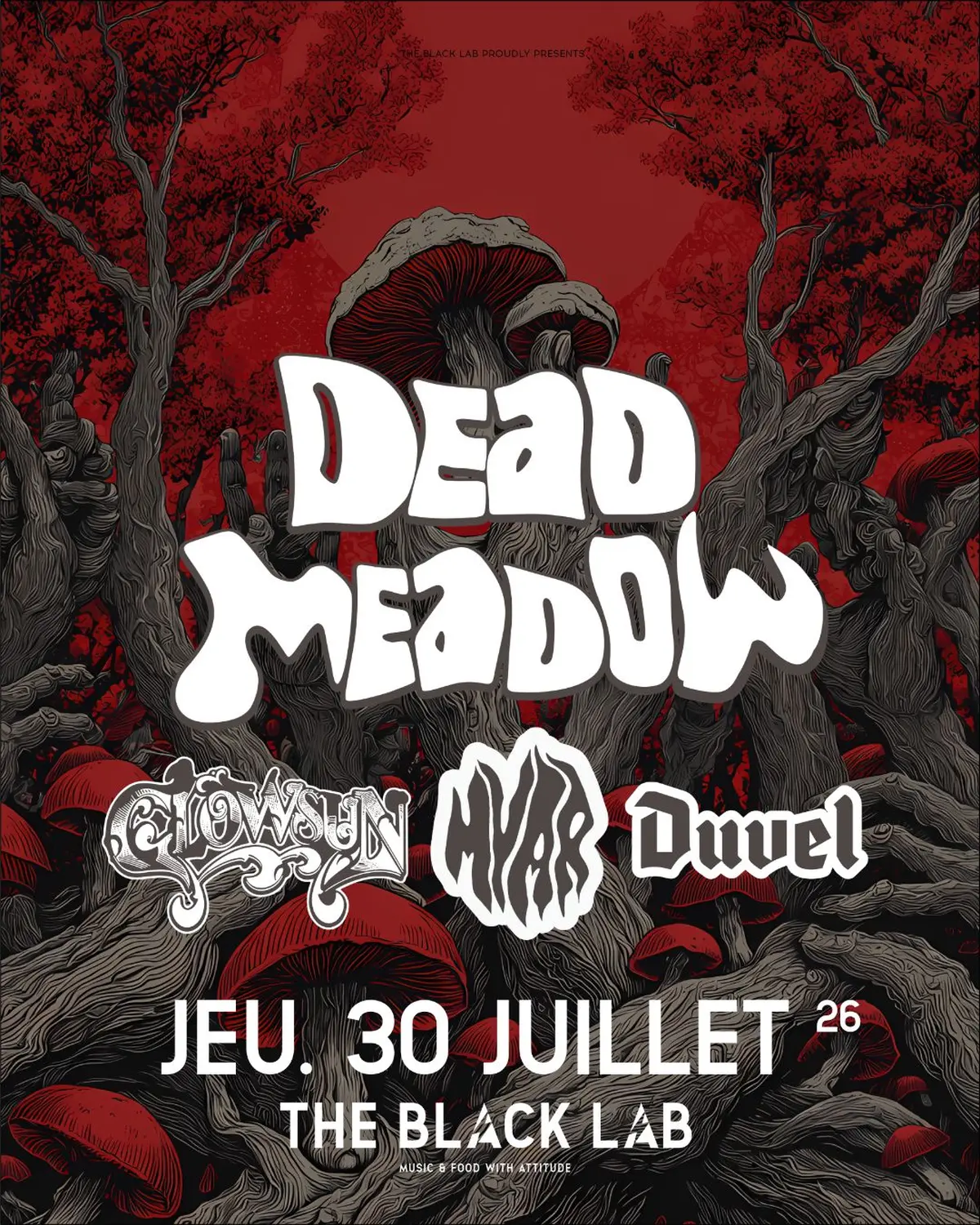 Dead Meadow + Glowsun + Myar + Duvel 