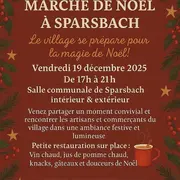 Mini Marché de Noël à Sparsbach – 19 décembre 2025