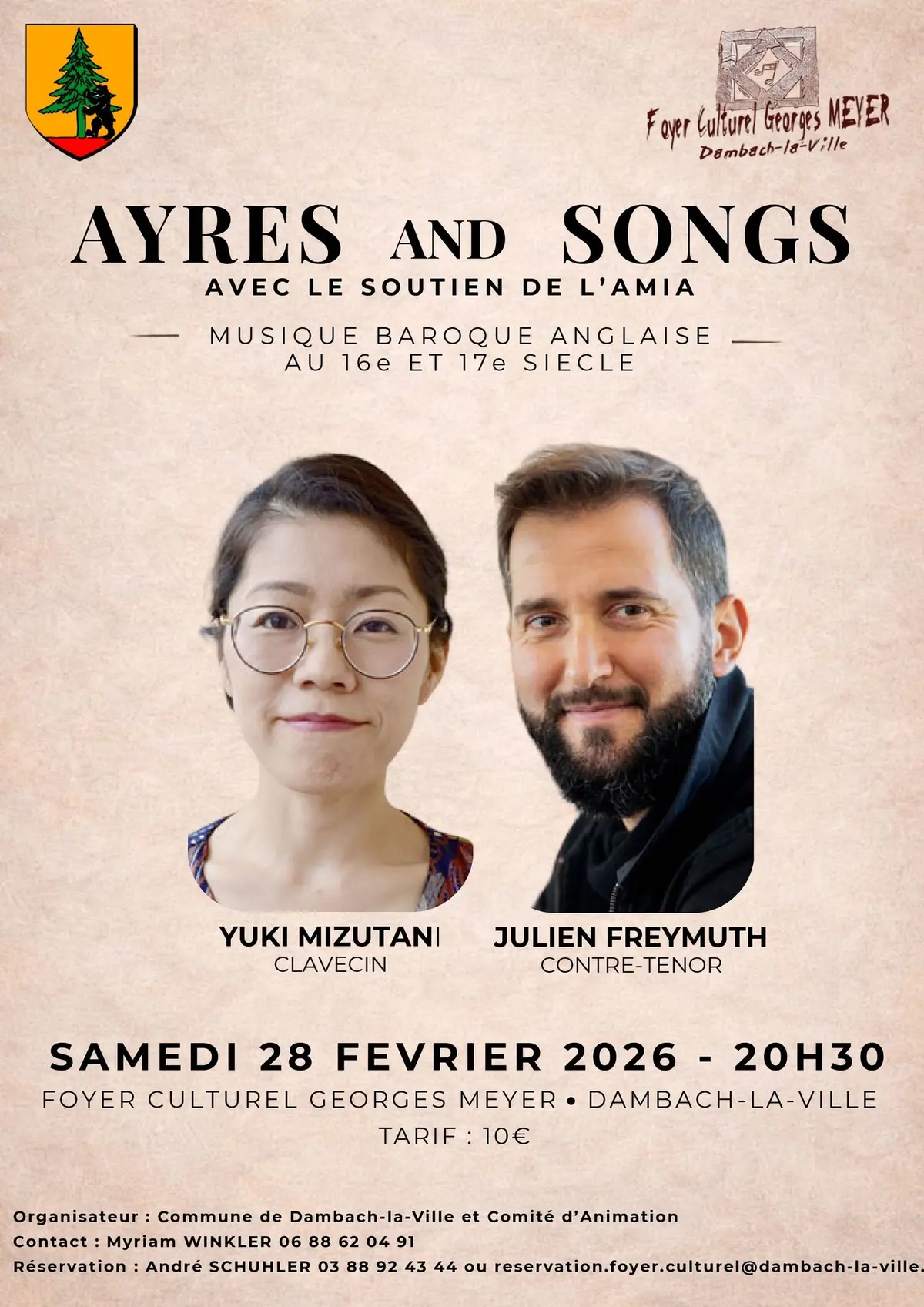 Ayres & Songs / Julien Freymuth & Yuki Mizutani