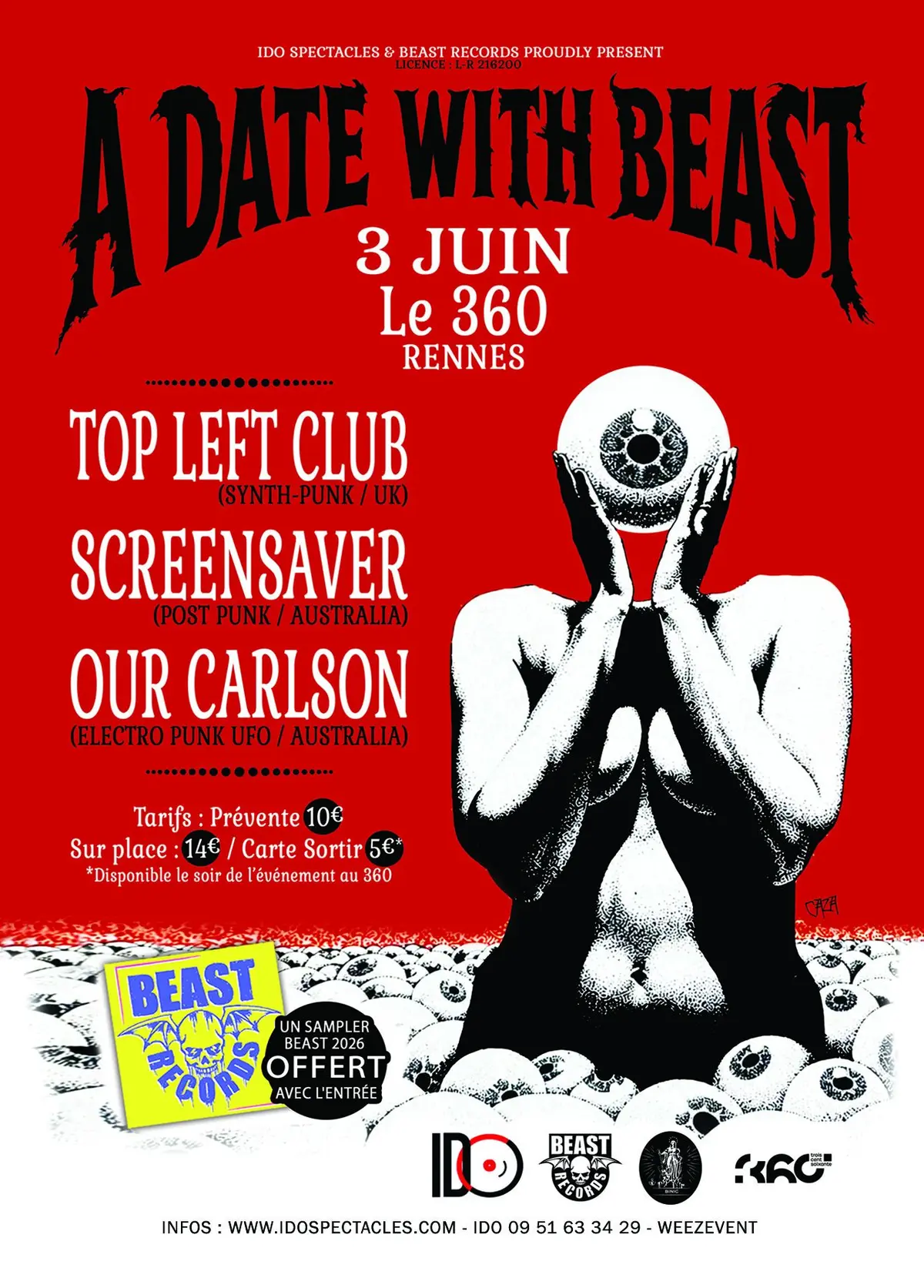 A DATE WITH BEAST Soirée Beast Records / La Nef D Fou 