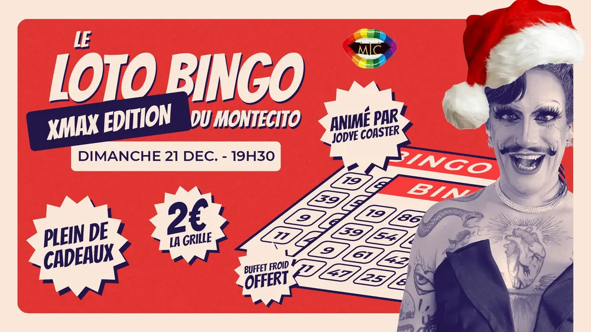 Loto bingo de Noël du Montécito avec Jodye Coaster