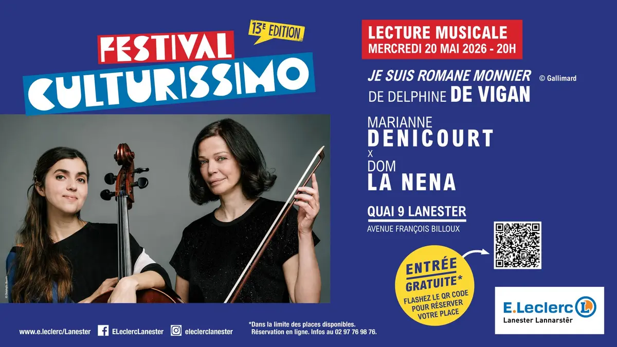 Festival Culturissimo - Lecture musicale de Marianne Denicourt x Dom La Nena