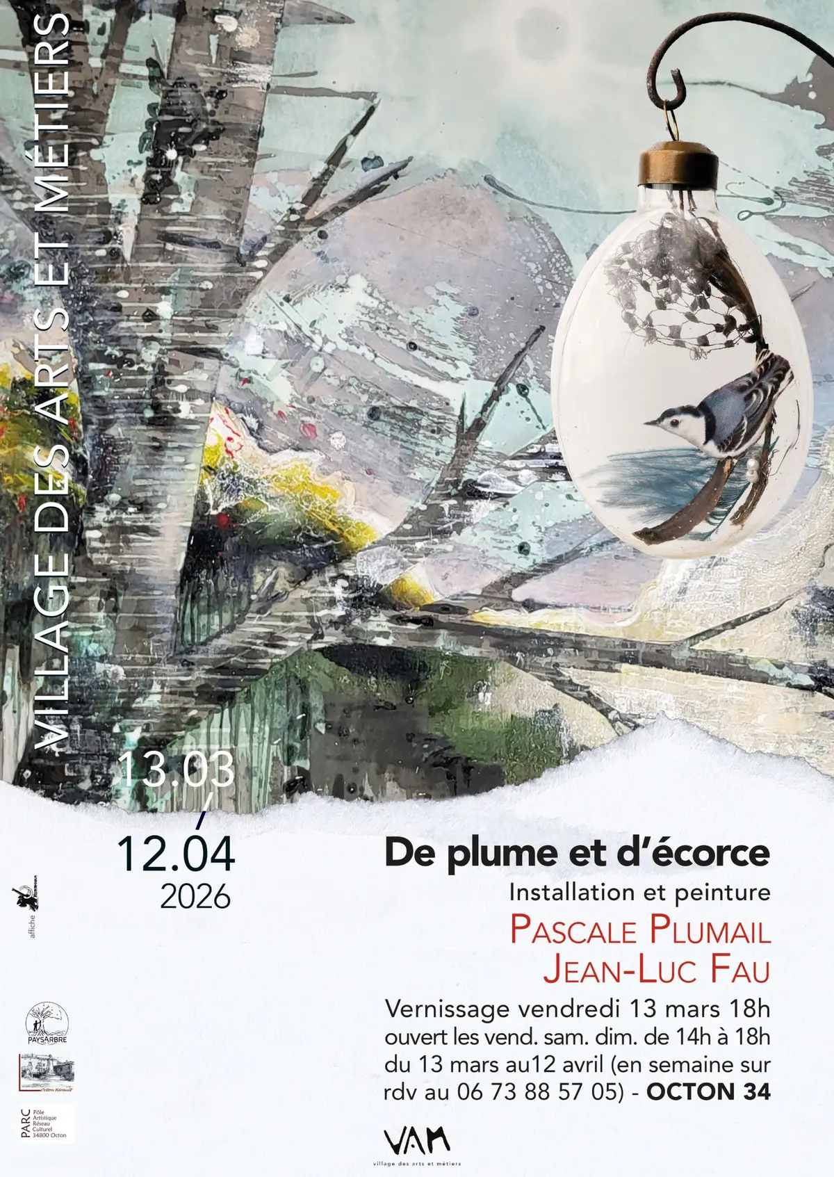 De plume et d'écorce - Pascale Plumail et Jean-Luc Fau