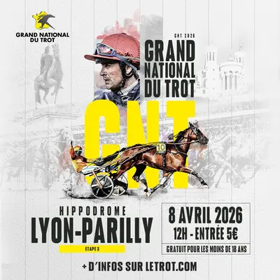 L'hippodrome de Lyon-Parilly en fête pour la 3e étape du Grand National du Trot.