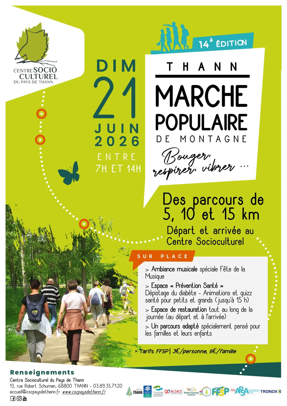 Marche populaire de montagne : Bouger, respirer, vibrer ...