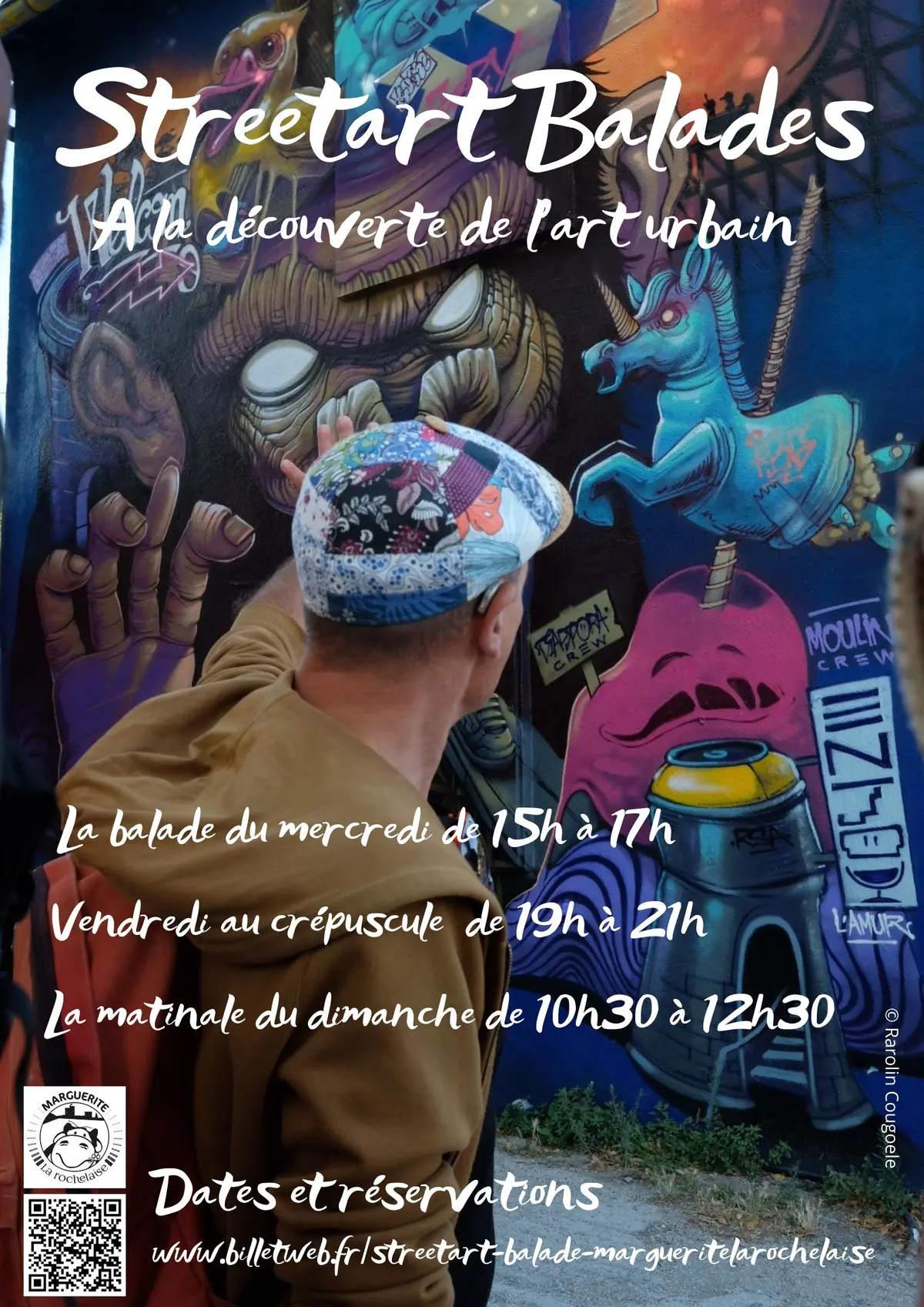 Streetart balade au crépuscule