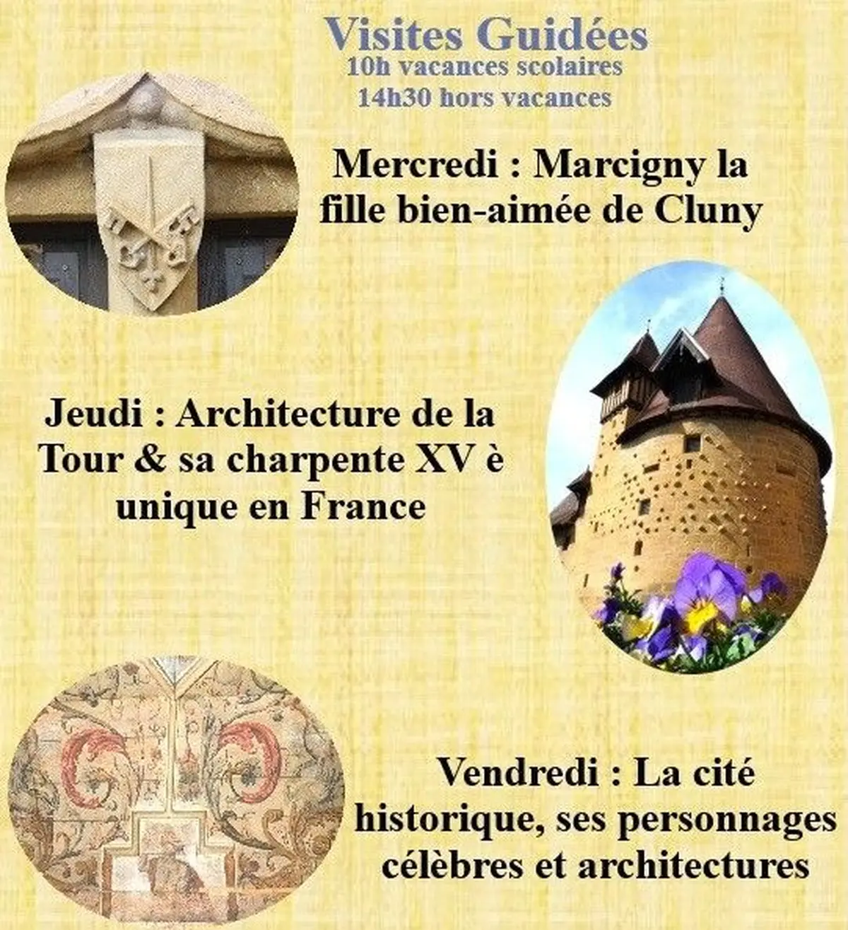 Les visites guidées Musée Tour du Moulin