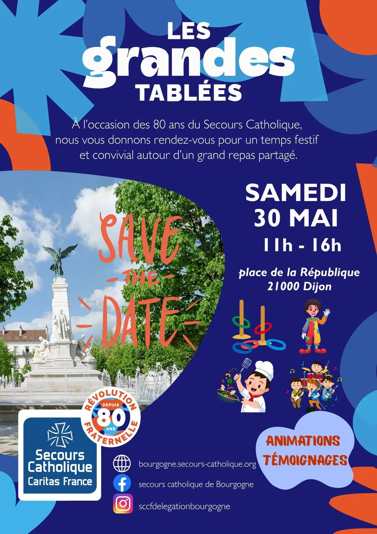 Les Grandes Tablées à Dijon c'est gratuit !