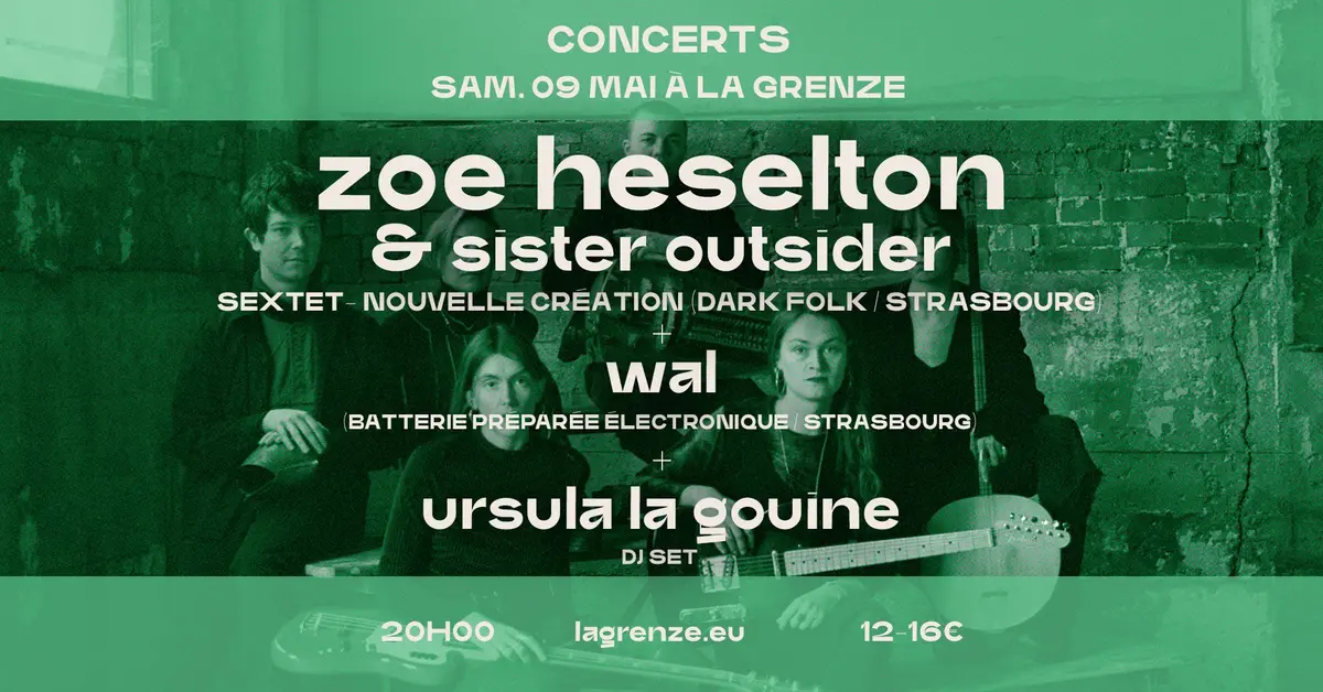 Zoe Heselton & Sister Outsider en concert à La Grenze